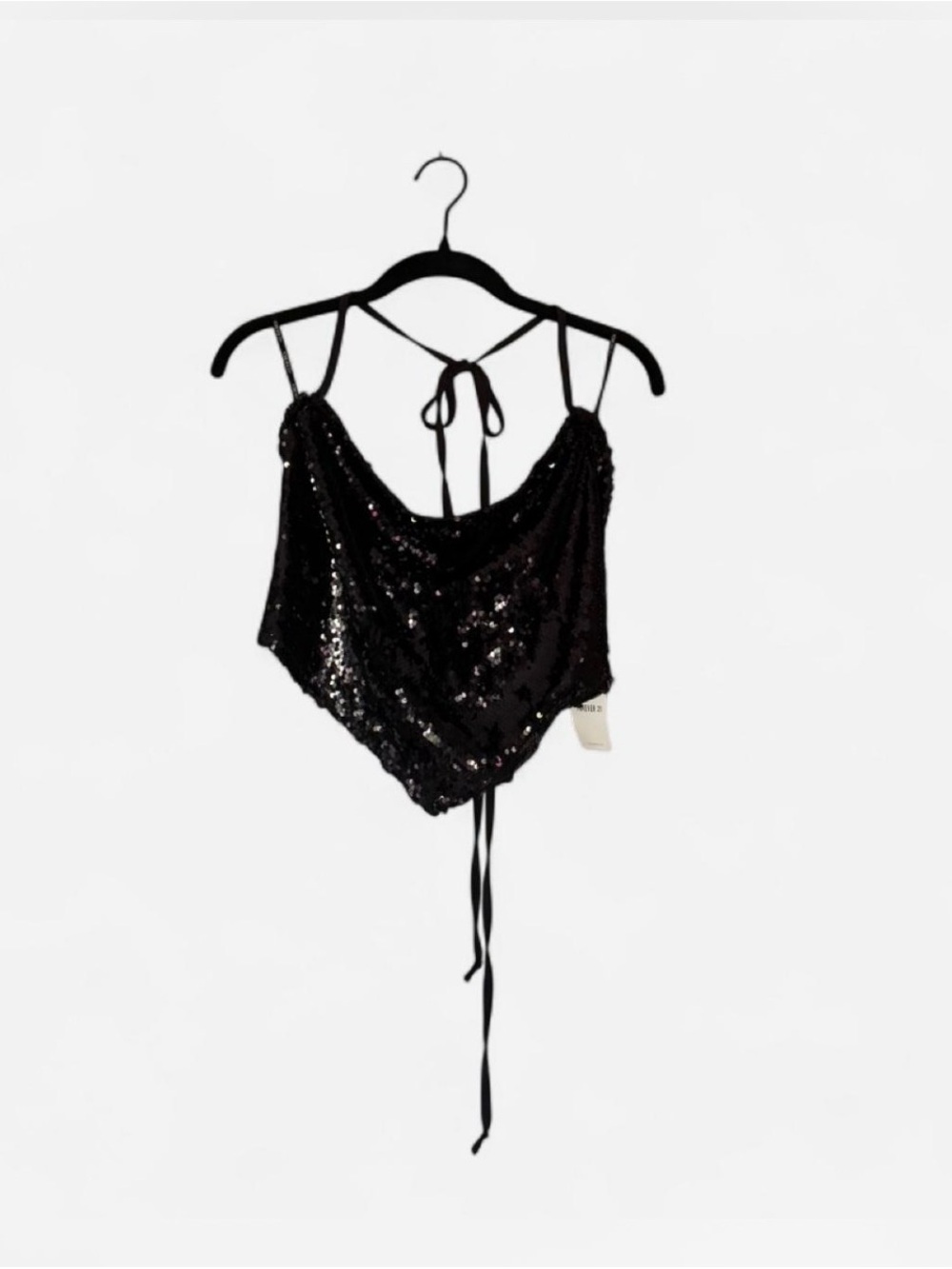 NWT Forever 21 Sequin Halter Crop Top